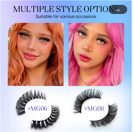 Fake Eyelashes 3D Mink Lashes Fluffy Soft Wispy Eyelash Extension 4 styles Mink False Eyelashes Makeup