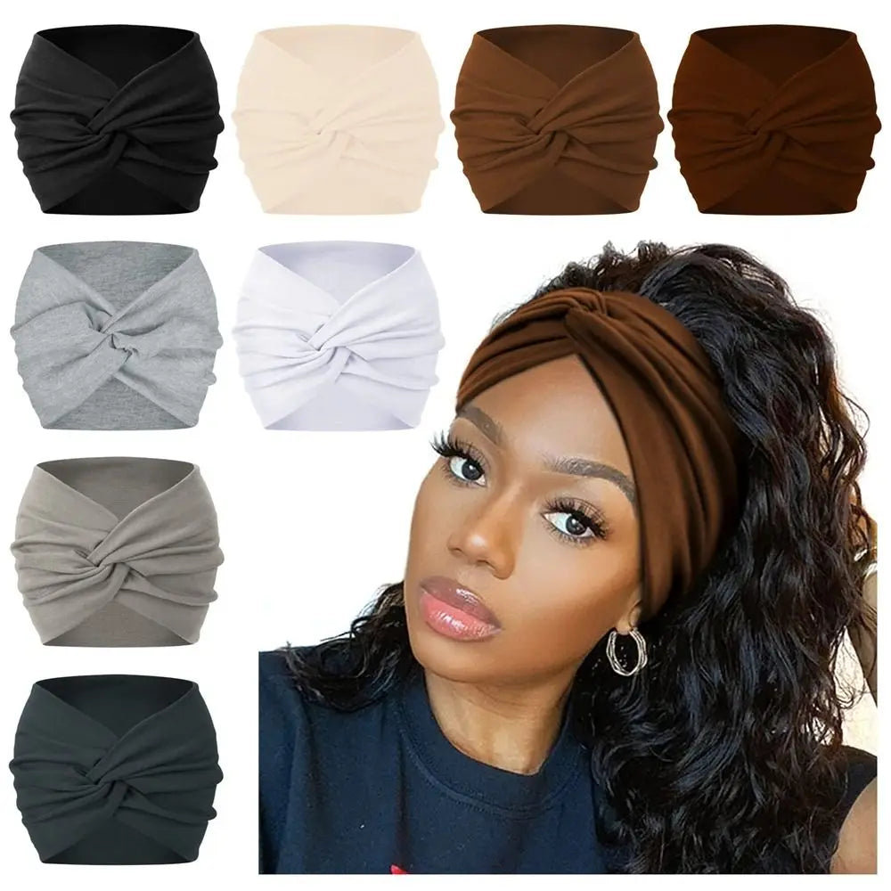 Extra Wide Twisted Headbands | Stylish & Comfortable Hair Accessory