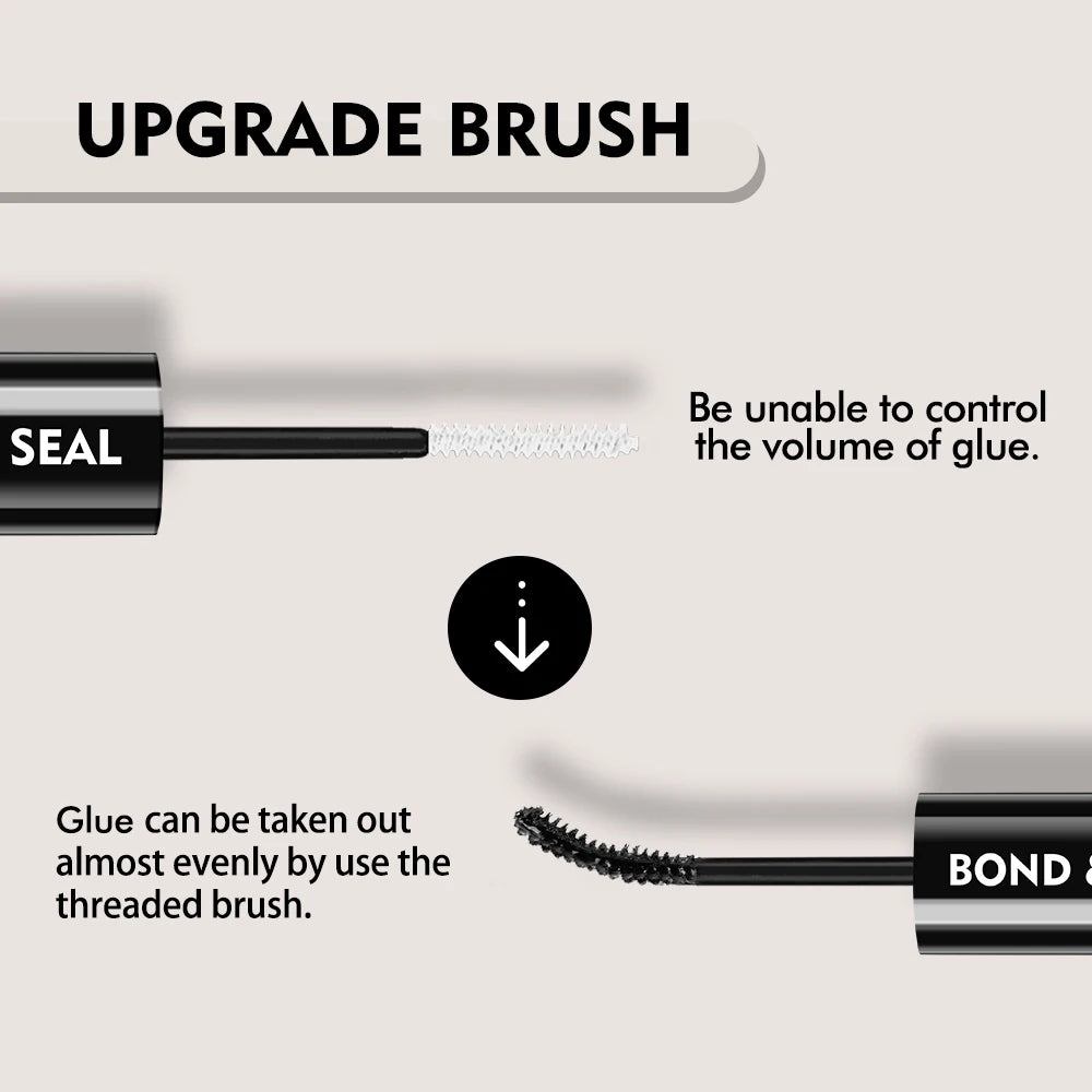 2-in-1 Lash Bond & Seal | Waterproof, Long-Lasting False Eyelash Glue & Remover
