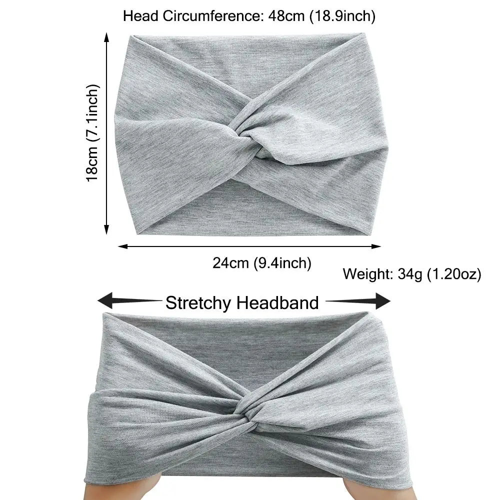 Extra Wide Twisted Headbands | Stylish & Comfortable Hair Accessory