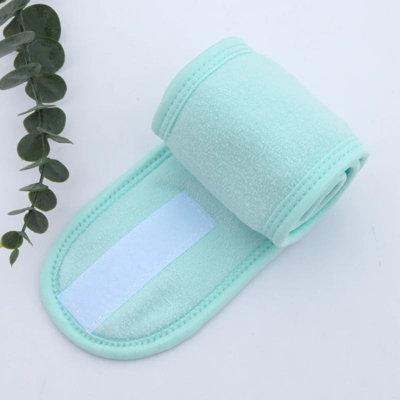 Adjustable Spa Headband – Soft Towel Hair Band for Makeup, Yoga & Face Washing