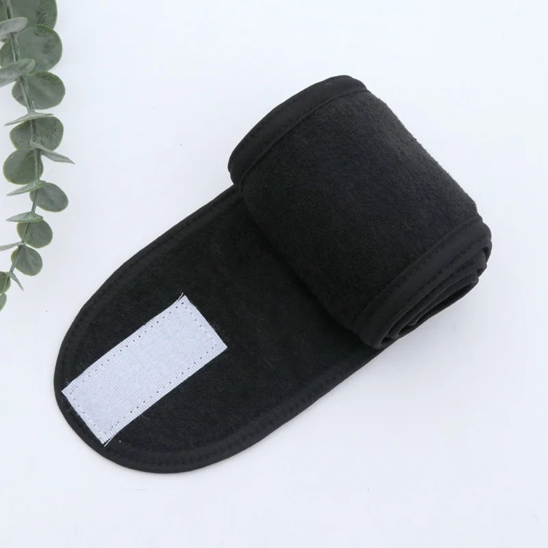 Adjustable Spa Headband – Soft Towel Hair Band for Makeup, Yoga & Face Washing