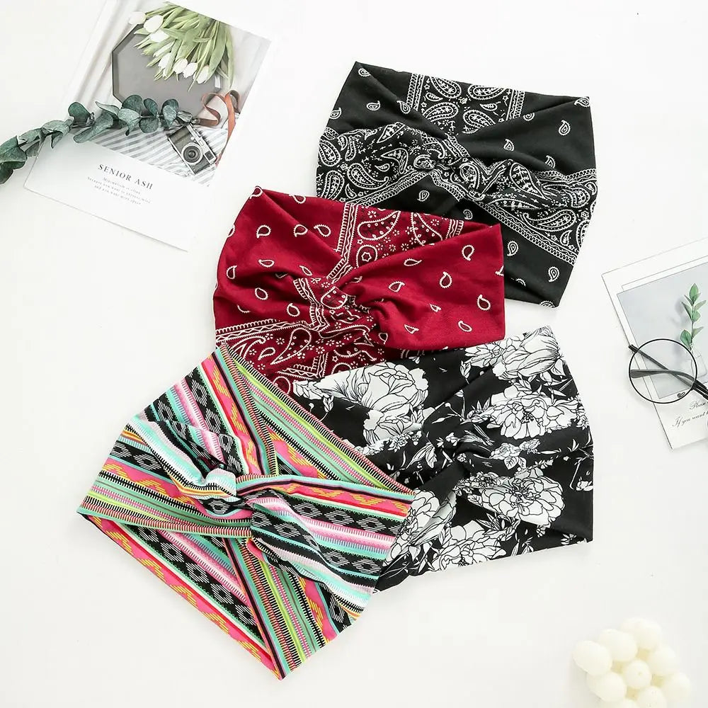 Extra Wide Twisted Headbands | Stylish & Comfortable Hair Accessory