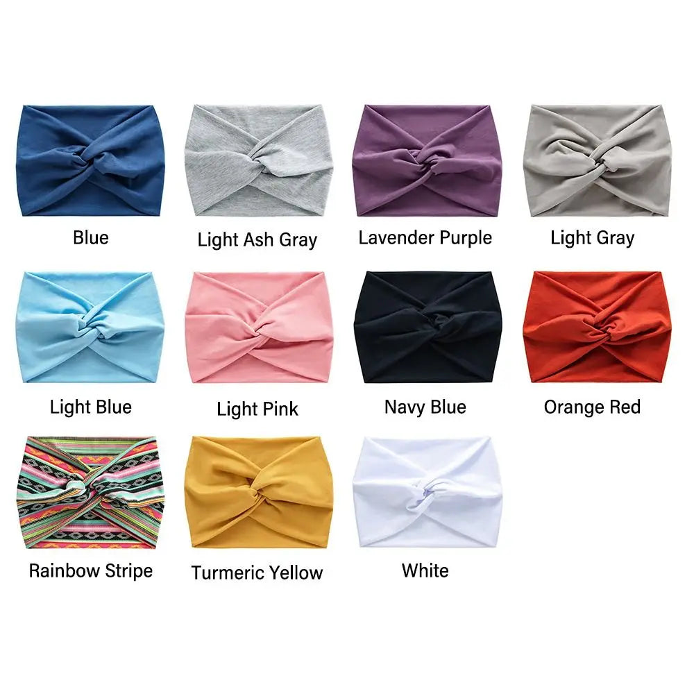 Extra Wide Twisted Headbands | Stylish & Comfortable Hair Accessory