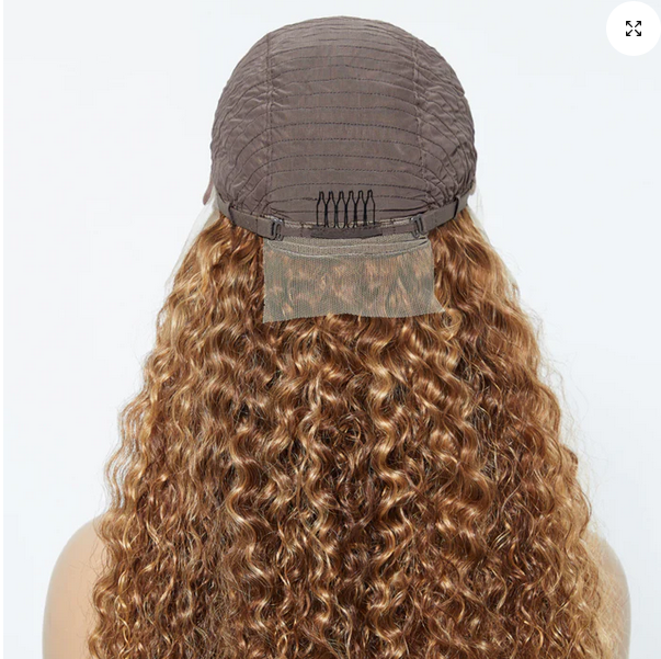 22 Inches Pre-Plucked 13"x4" Lace Front Water Wavy Wig Free Part 150% Density-100% Human Hair