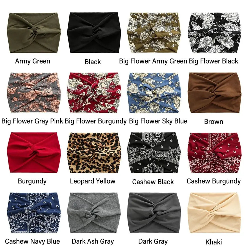 Extra Wide Twisted Headbands | Stylish & Comfortable Hair Accessory
