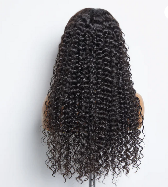 22 Inches 5x5 Glueless Lace Closure Wig 180% Density Deep Wave