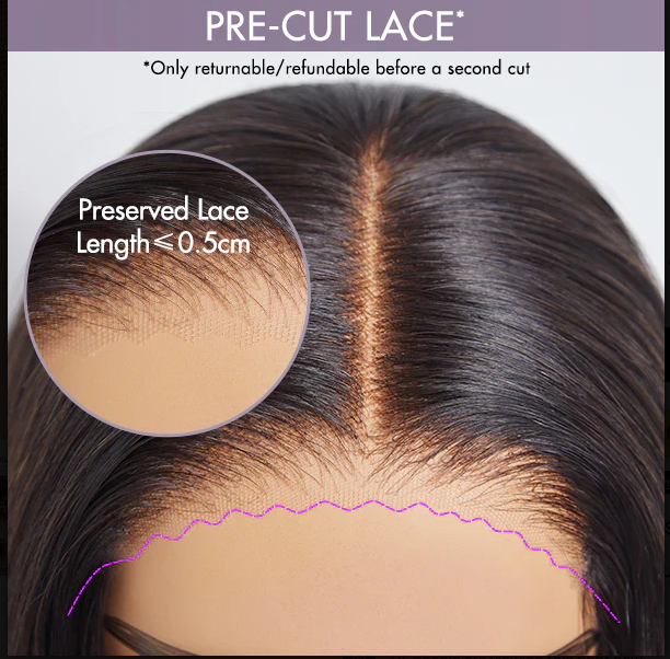 8 inch Short Curly Glueless Wig – HD Lace, Trendy Side Part