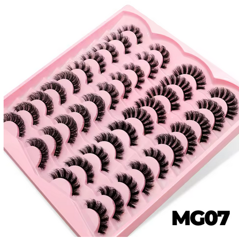 Fake Eyelashes 3D Mink Lashes Fluffy Soft Wispy Eyelash Extension 4 styles Mink False Eyelashes Makeup
