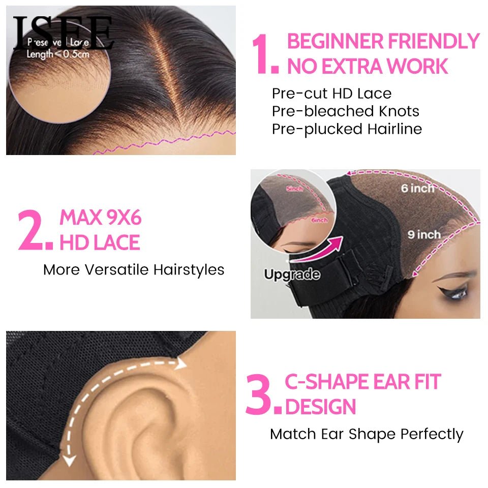 Wear & Go Body Wave Glueless Lace Wig – Pre-Bleached & Pre-Plucked