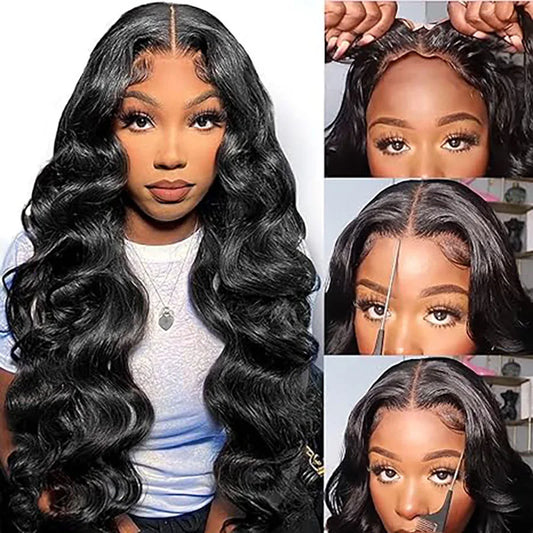 Wear & Go Body Wave Glueless Lace Wig – Pre-Bleached & Pre-Plucked