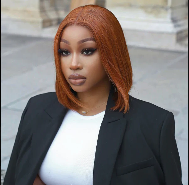 10 Inches 4x4 Beginner Friendly Sugar Maple Glueless Mid Part Bob Lace Closure Wig-100% Human Hair