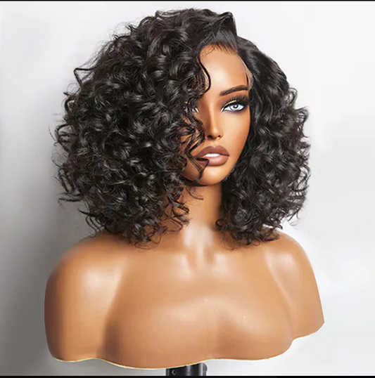10" Loose Wave Glueless Wig – Left C Part, HD Lace, Ready to Go